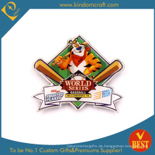 World Series Baseball Souvenir Metall gedruckt Pin Badge in hoher Qualität